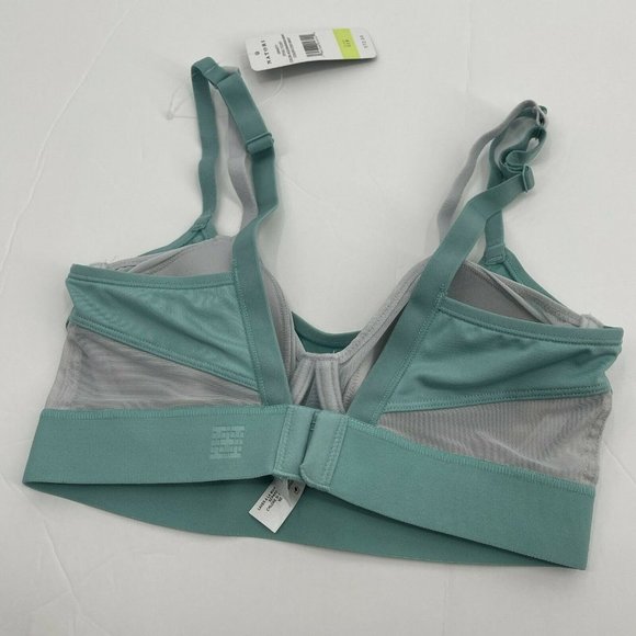 Natori Gravity Bra 32B Womens Aquamarine Mink Sports Underwire Bra Athletic - Picture 3 of 8